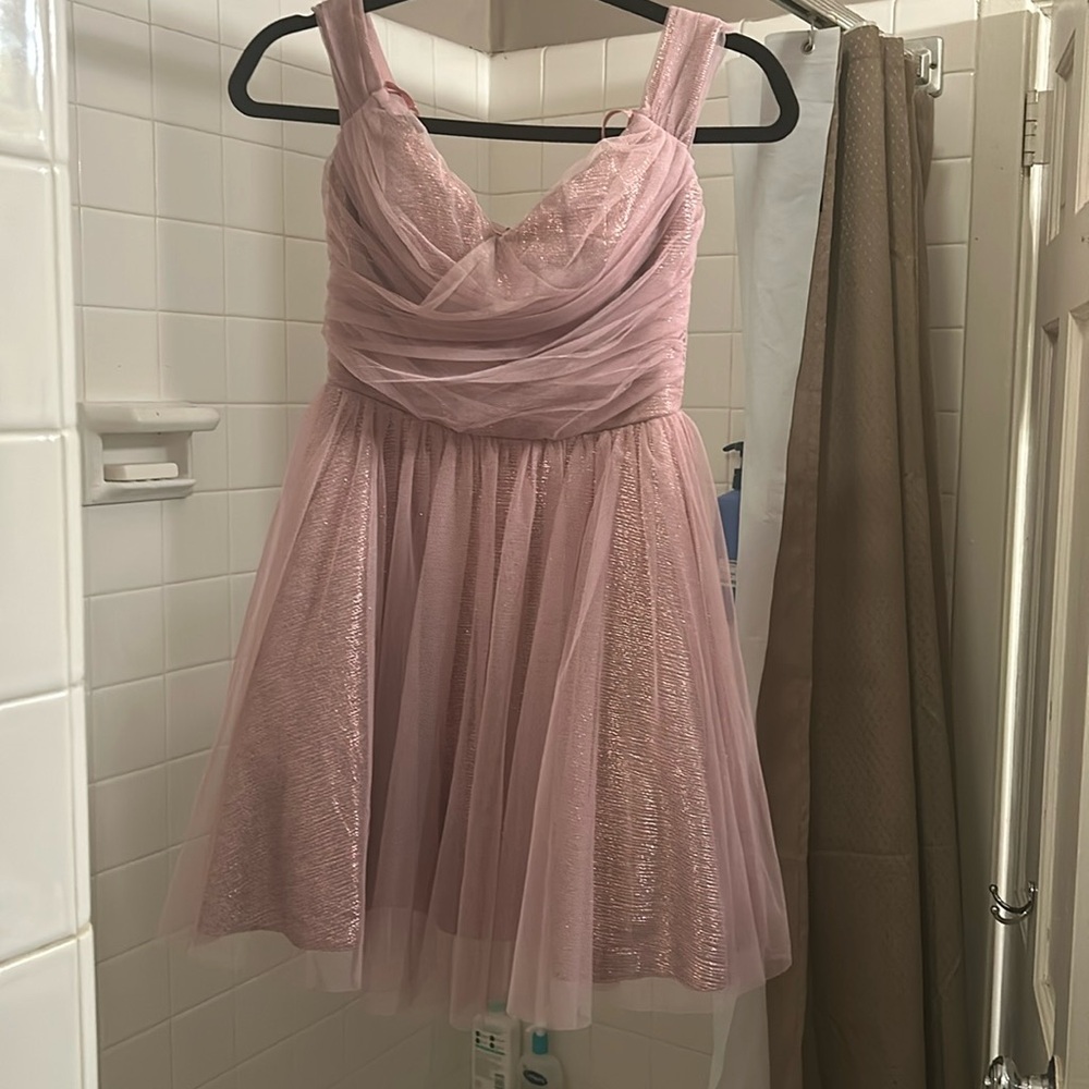 Woman Sparkly Party Dress